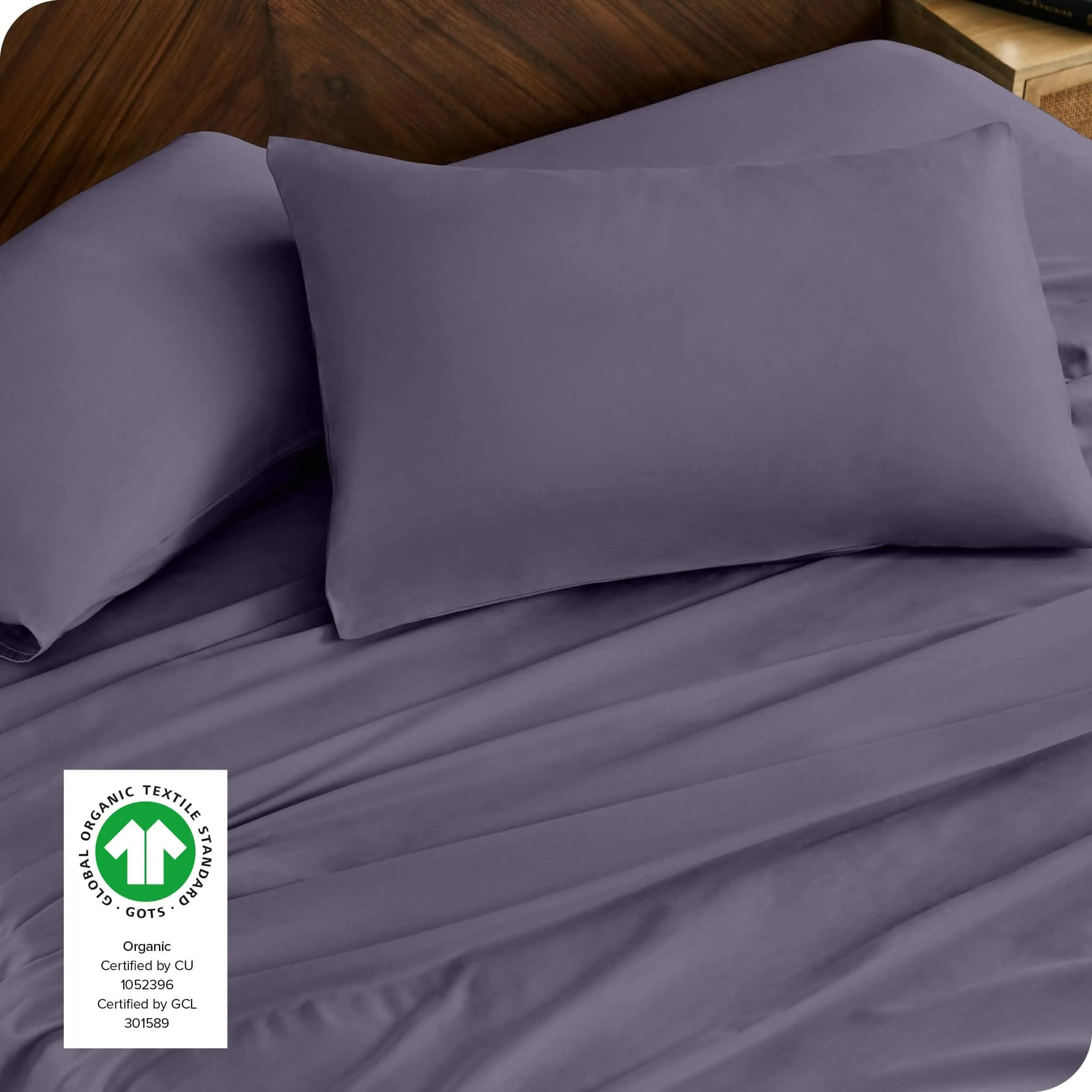 Organic Cotton Sateen Sheet Set