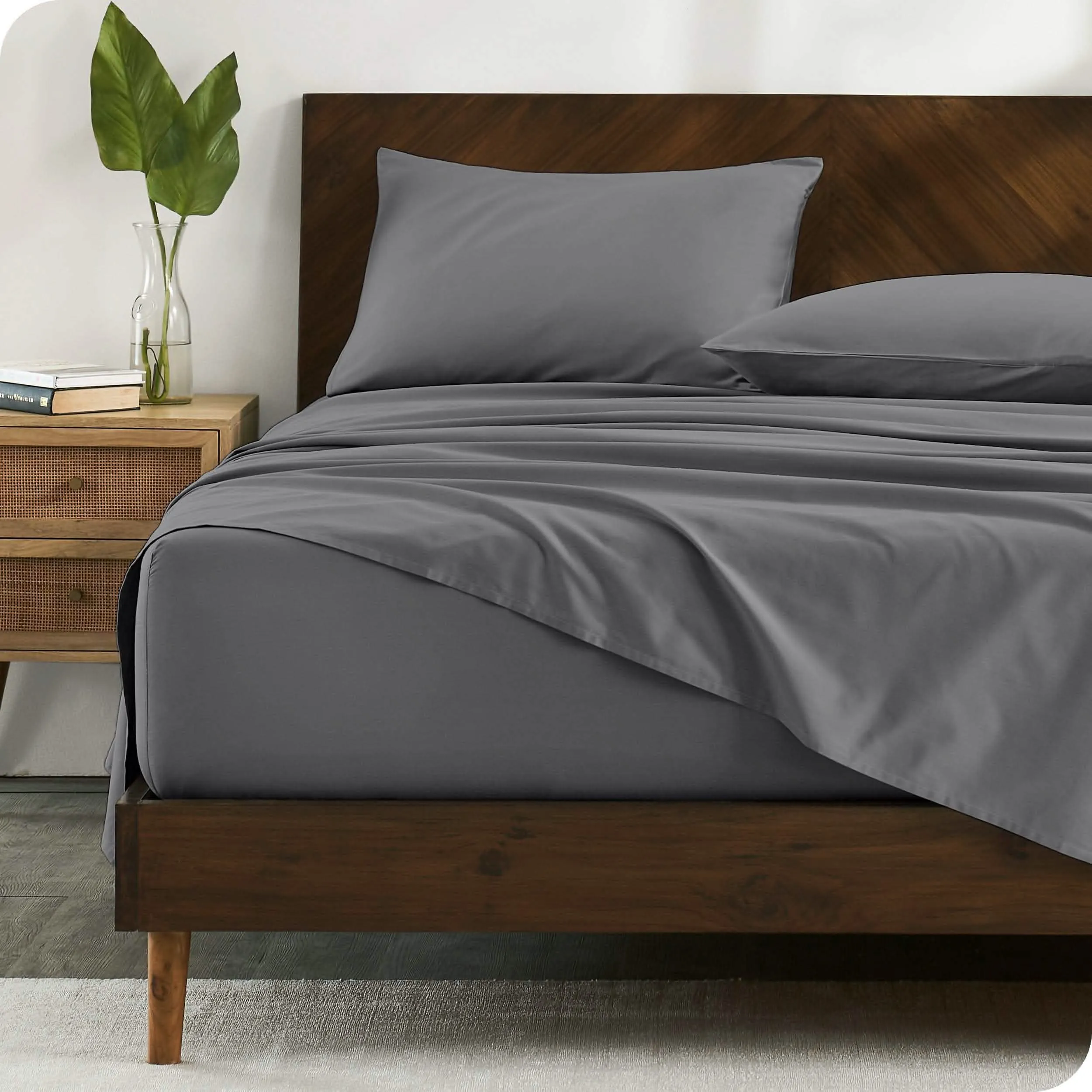 Organic Cotton Sateen Sheet Set