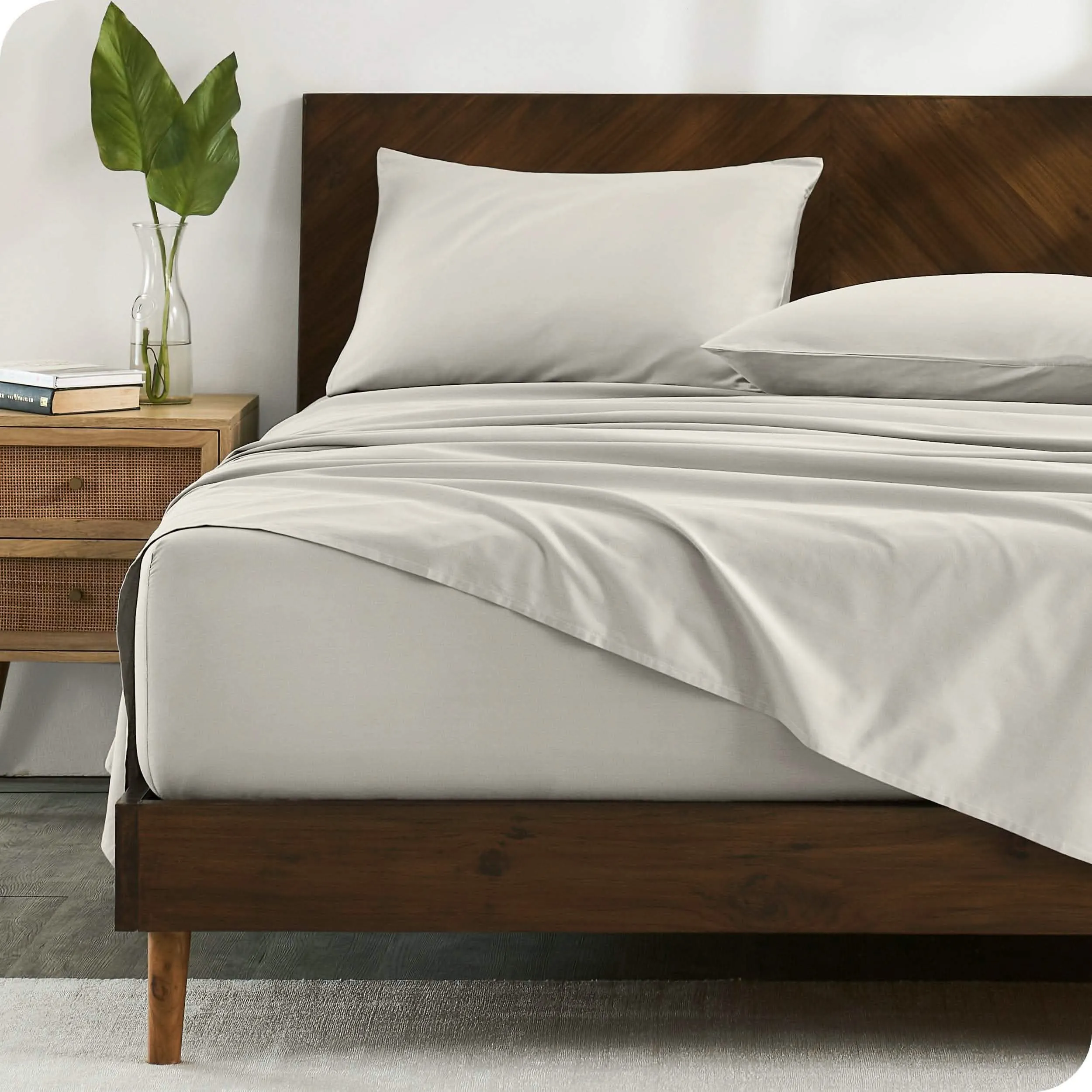 Organic Cotton Sateen Sheet Set