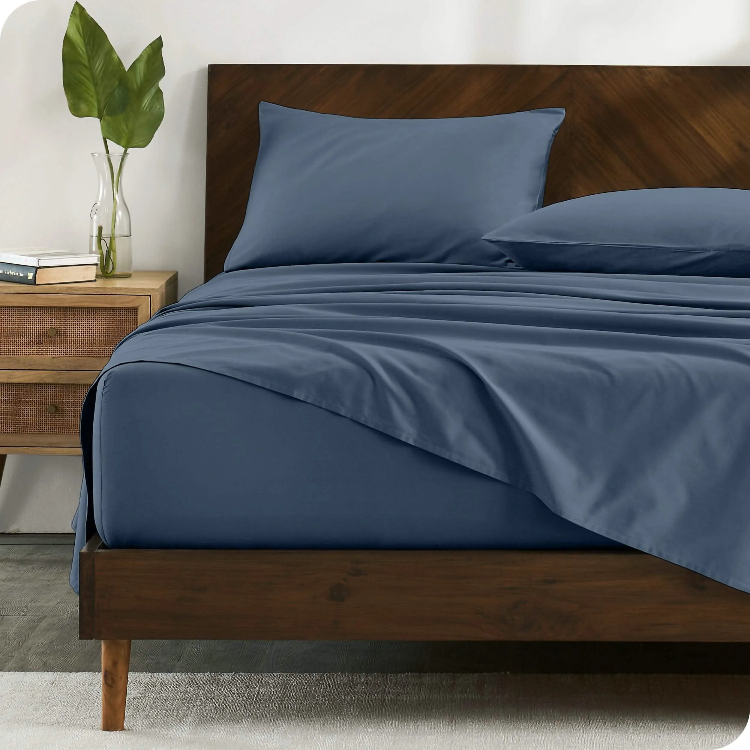 Organic Cotton Sateen Sheet Set