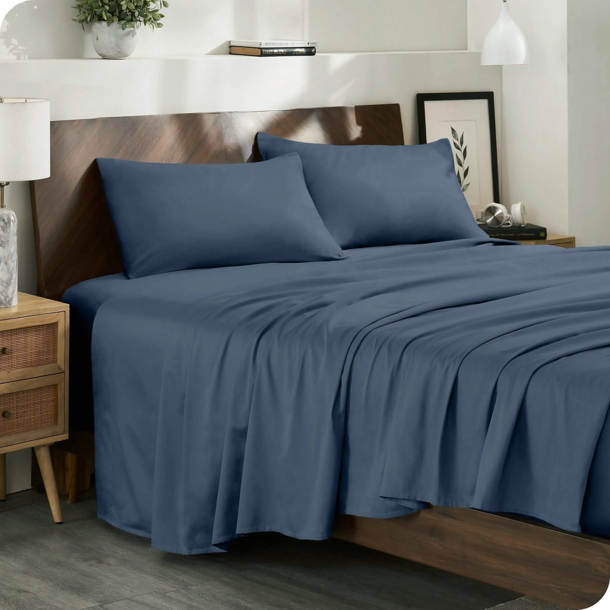 Organic Cotton Sateen Sheet Set