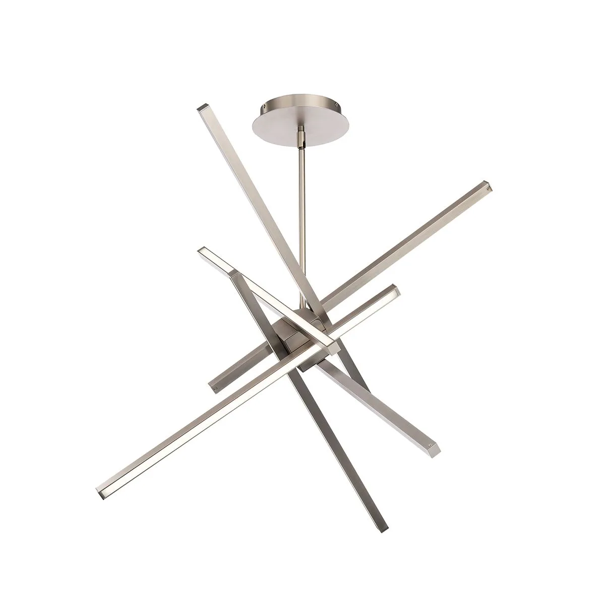 Parallax 29 in. LED Pendant Light Brushed Nickel finish