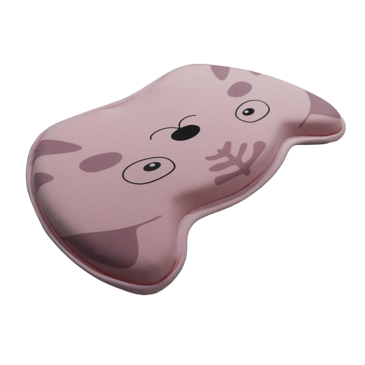 Pink Kitten Memory Foam Head Shaping Pillow for Baby