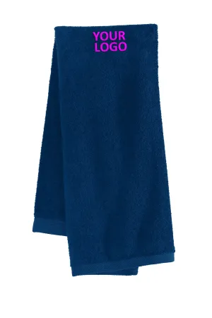 Port Authority Sport Custom Towels, Navy
