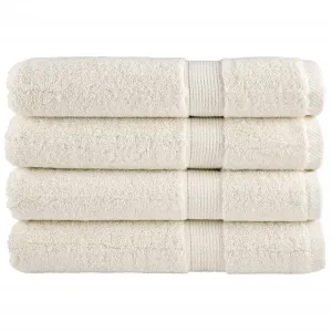 Premium Sauna Towels SOLUND 4 pcs Cream 80x200 cm 600 gsm
