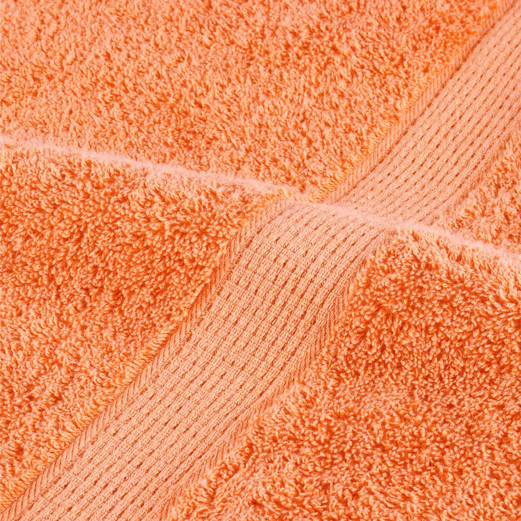 Premium Washcloths 4 pcs Orange 30x30 cm 600 gsm 100% Cotton