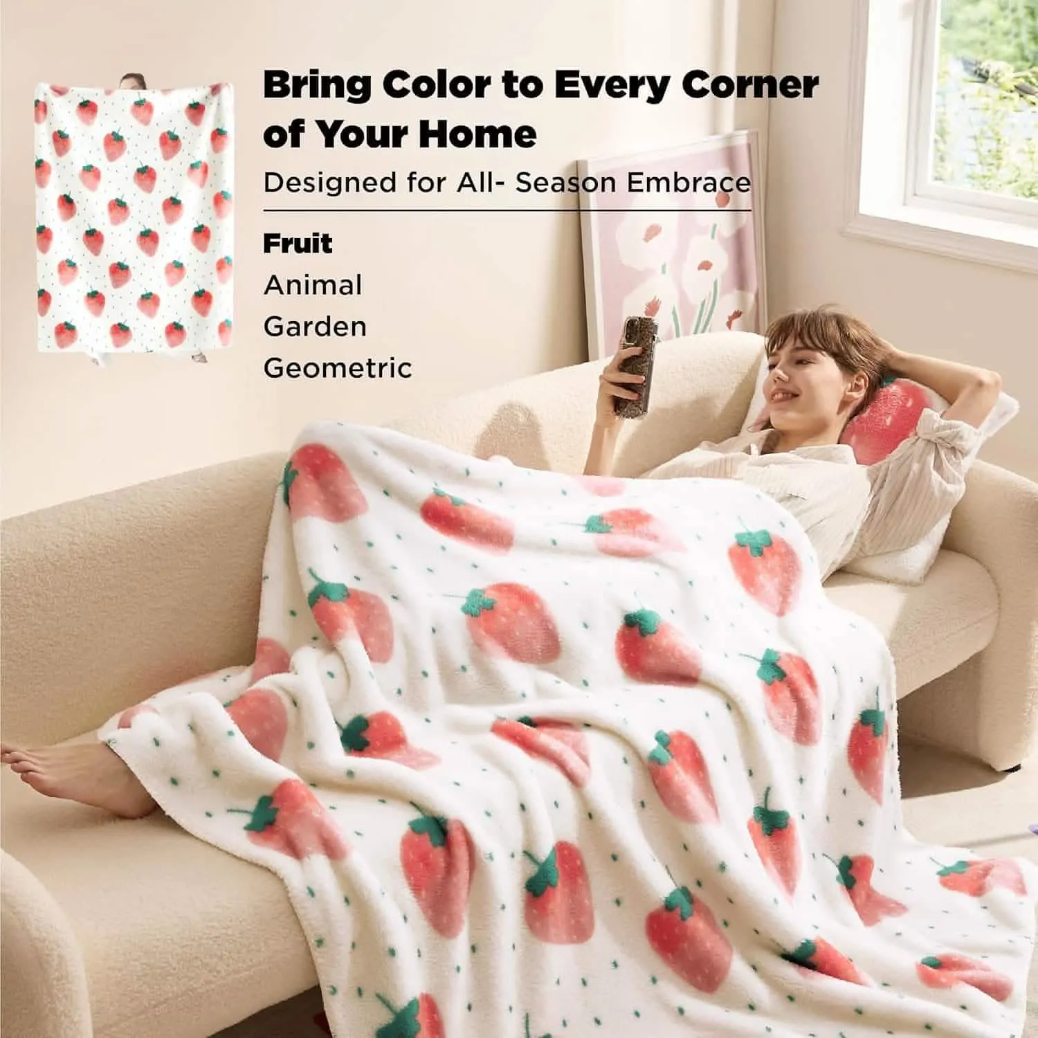 Printed Plush Blanket