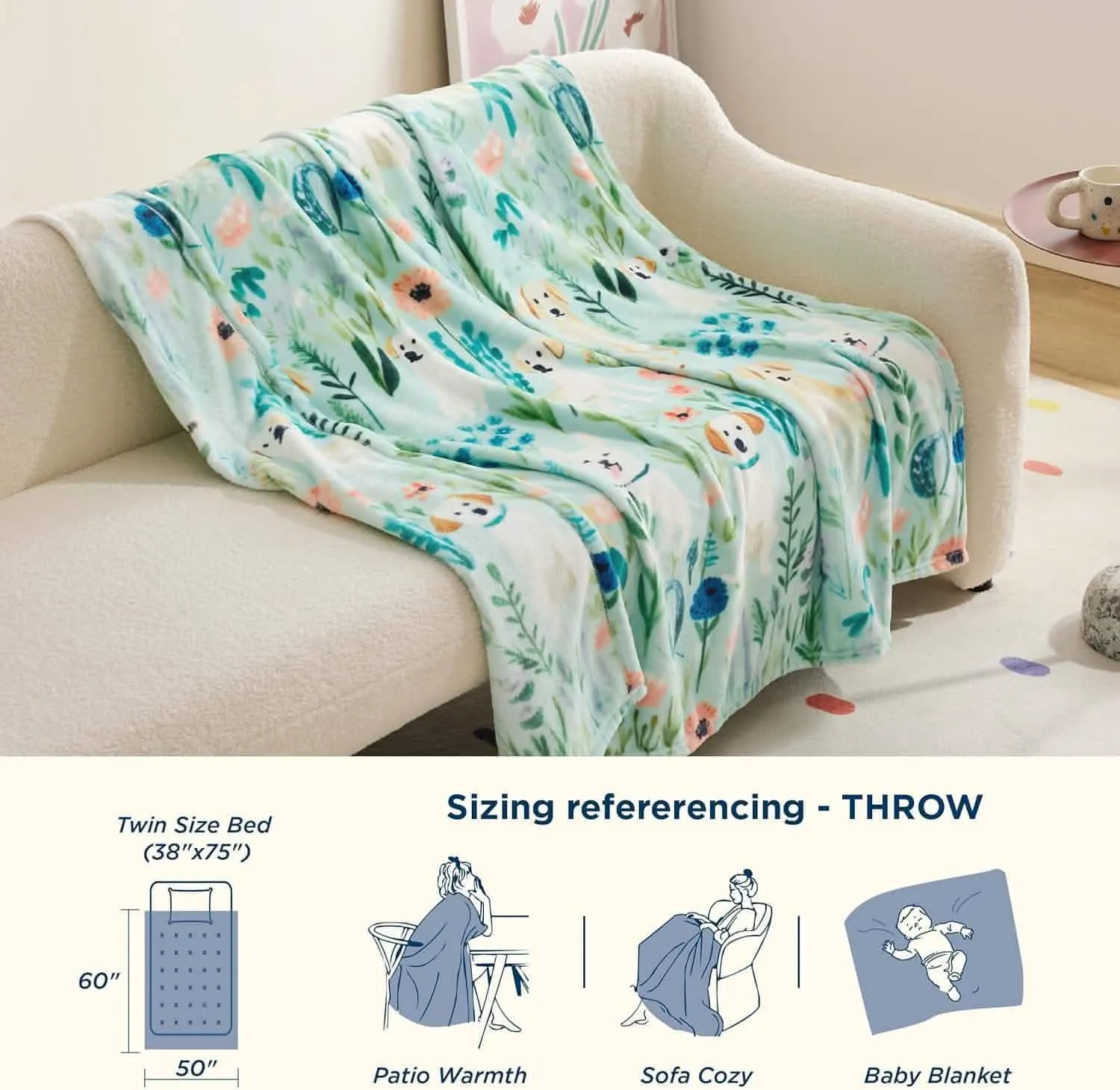 Printed Plush Blanket