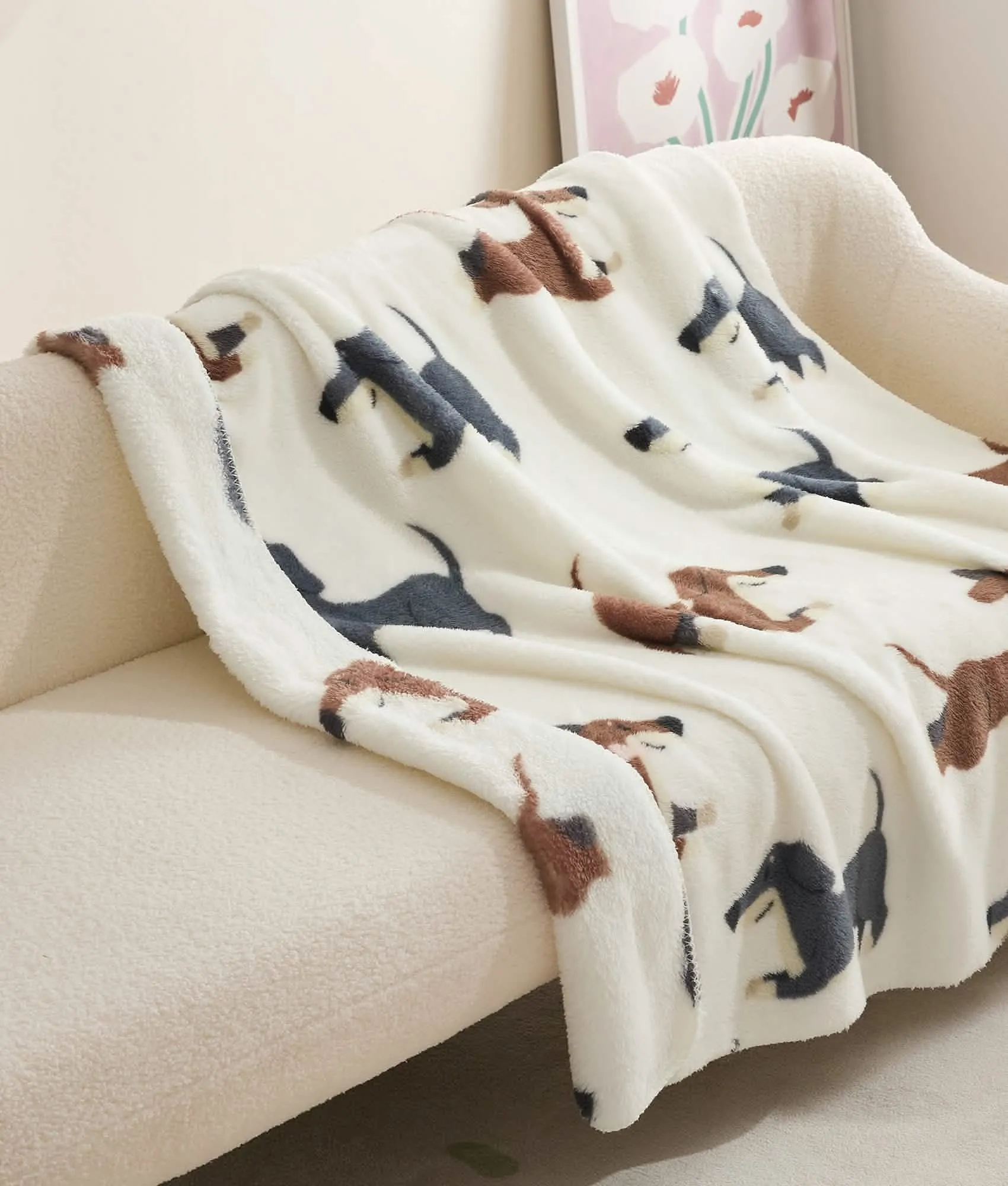 Printed Plush Blanket