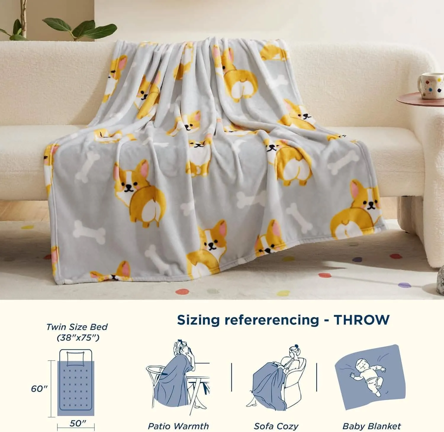 Printed Plush Blanket