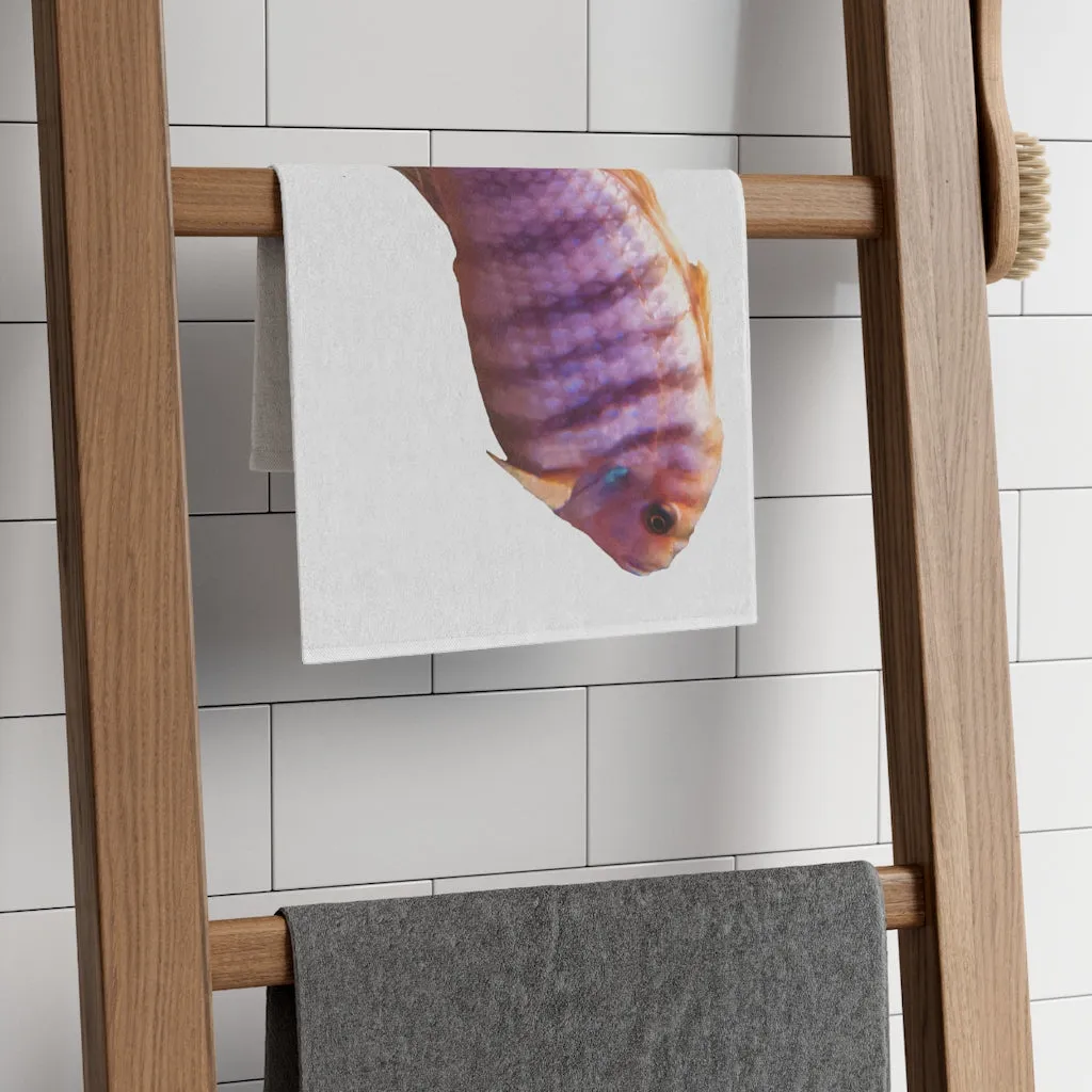 Purple Fish Rally Towel, 11x18