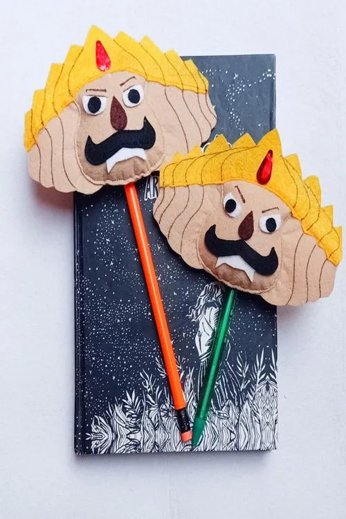 "Svatanya" Handcrafted Eco-Friendly Ravana Pencil Topper