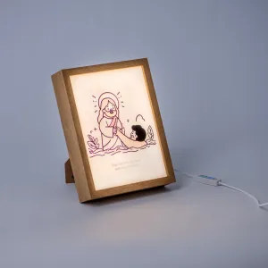 "The LORD is my light and my salvation" Furniture Ornamental Night Light