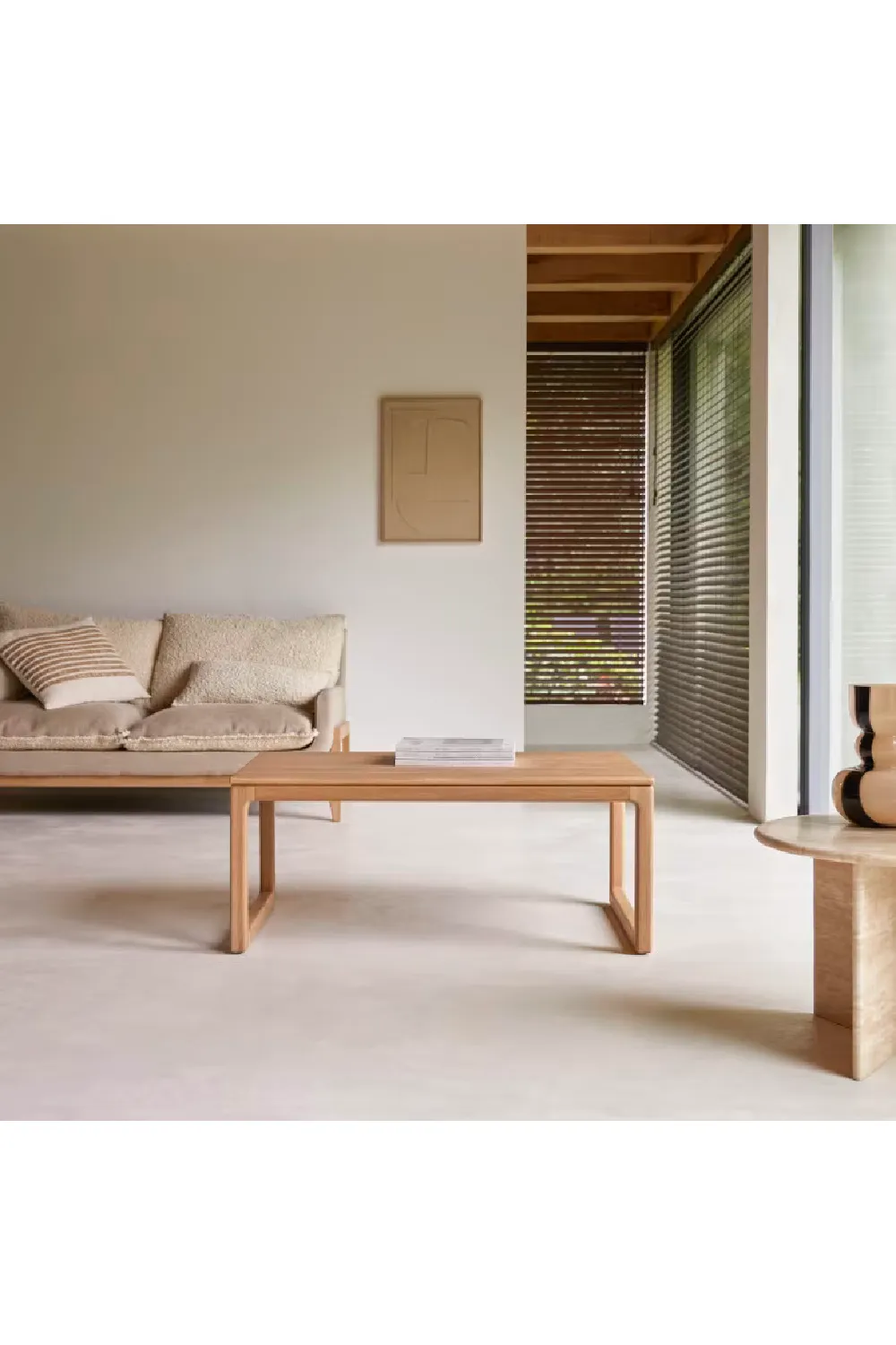 Rectangular Solid Coffee Table | Tikamoon Arto