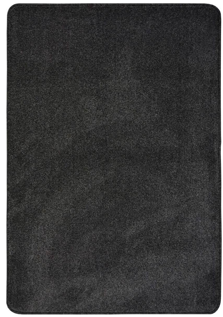 Relay Charcoal Recycled Low Pile Rug
