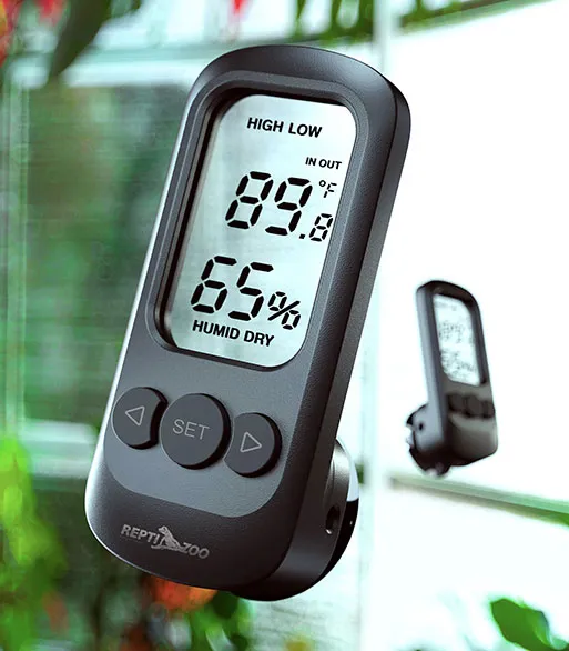 REPTIZOO: Digital Alarm Thermo-hygrometer #SH129