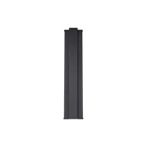 Revels 24 in. LED Outdoor Wall Sconce 3500K Black Finish
