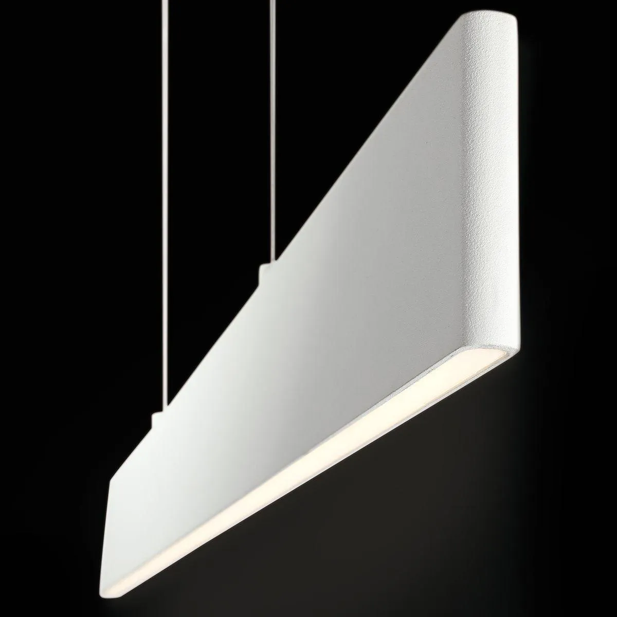 Rogers 46 in. LED Pendant Light White Finish