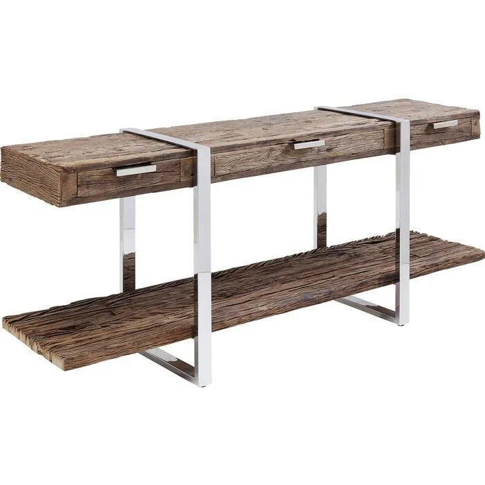 Rustico Natural Recycled Wood Console