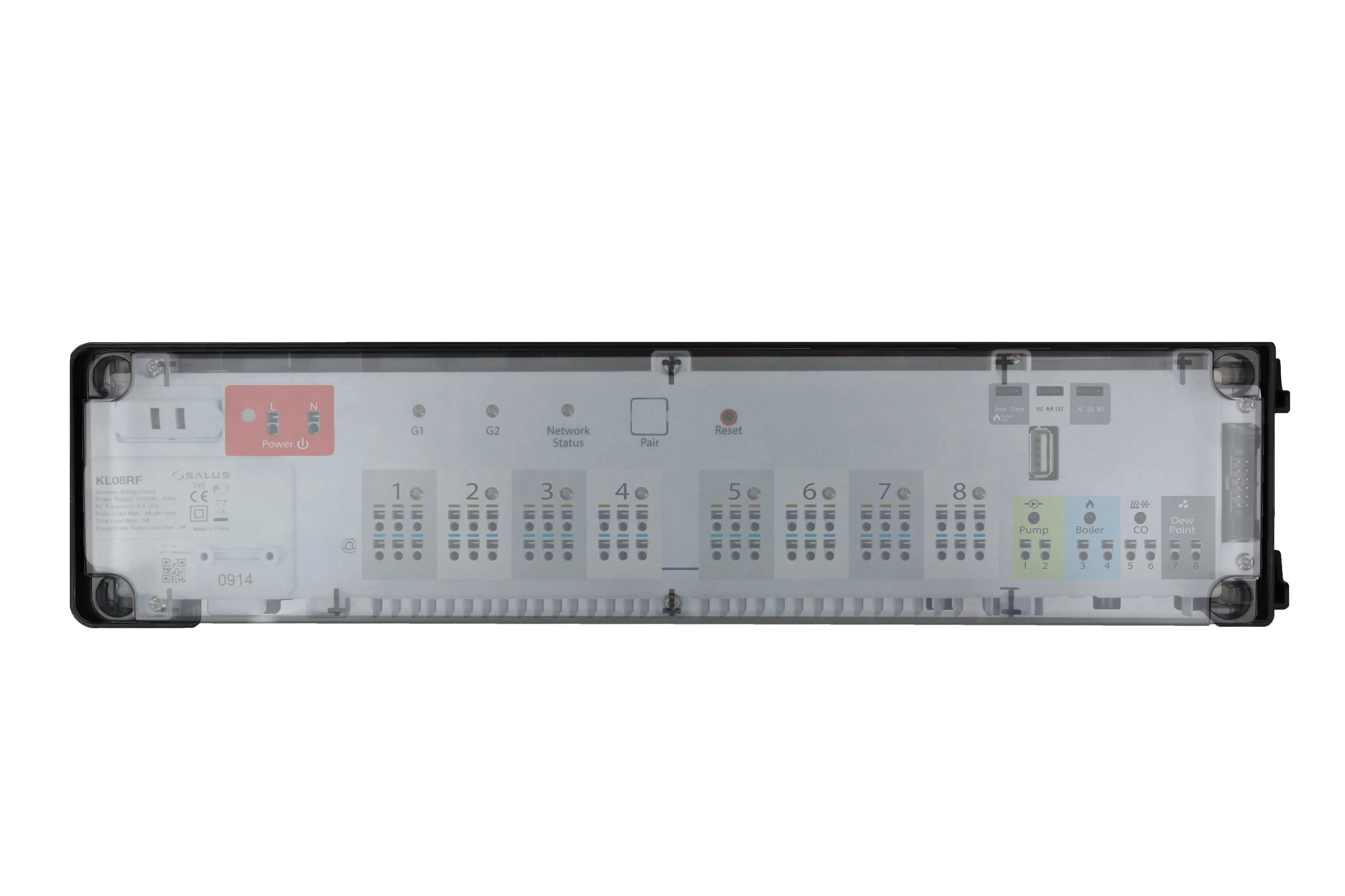 Salus Wireless Wiring Centre - 8 Zone