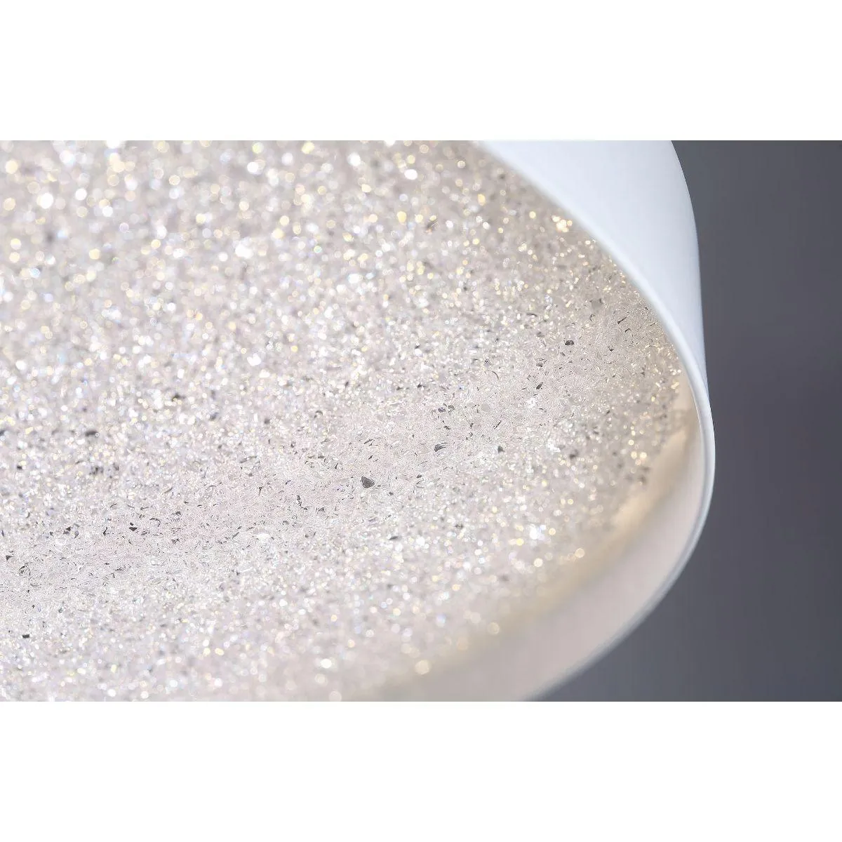 Sandstone 10 in. LED Pendant Light, 120V, 3000K White Finish