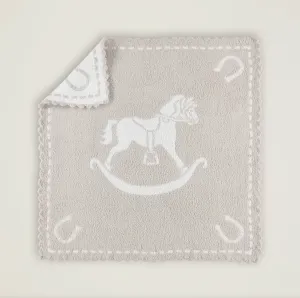 Scalloped Horse Receiving Blanket