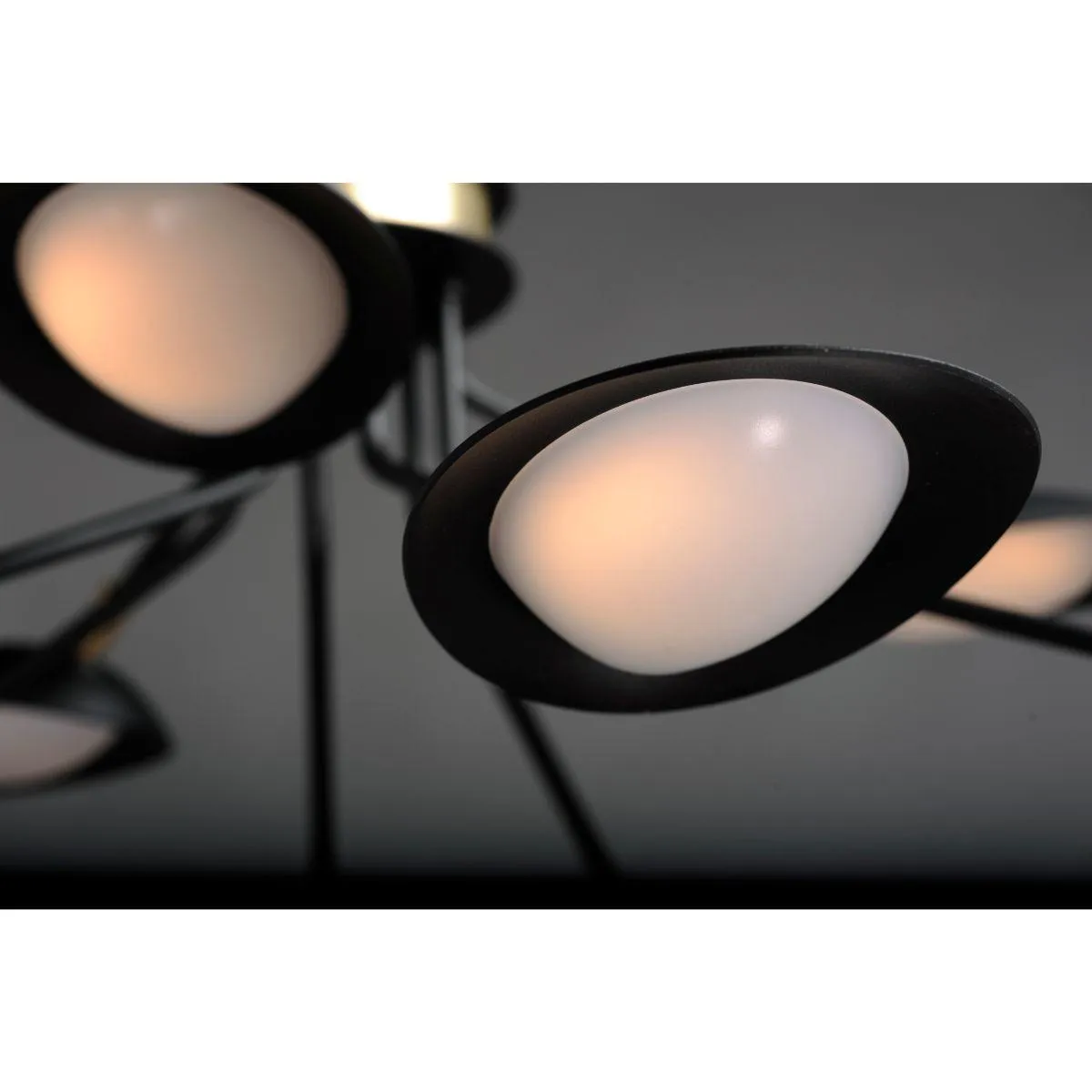 Scan 43 In. 9 Lights LED Chandelier Satin Brass
