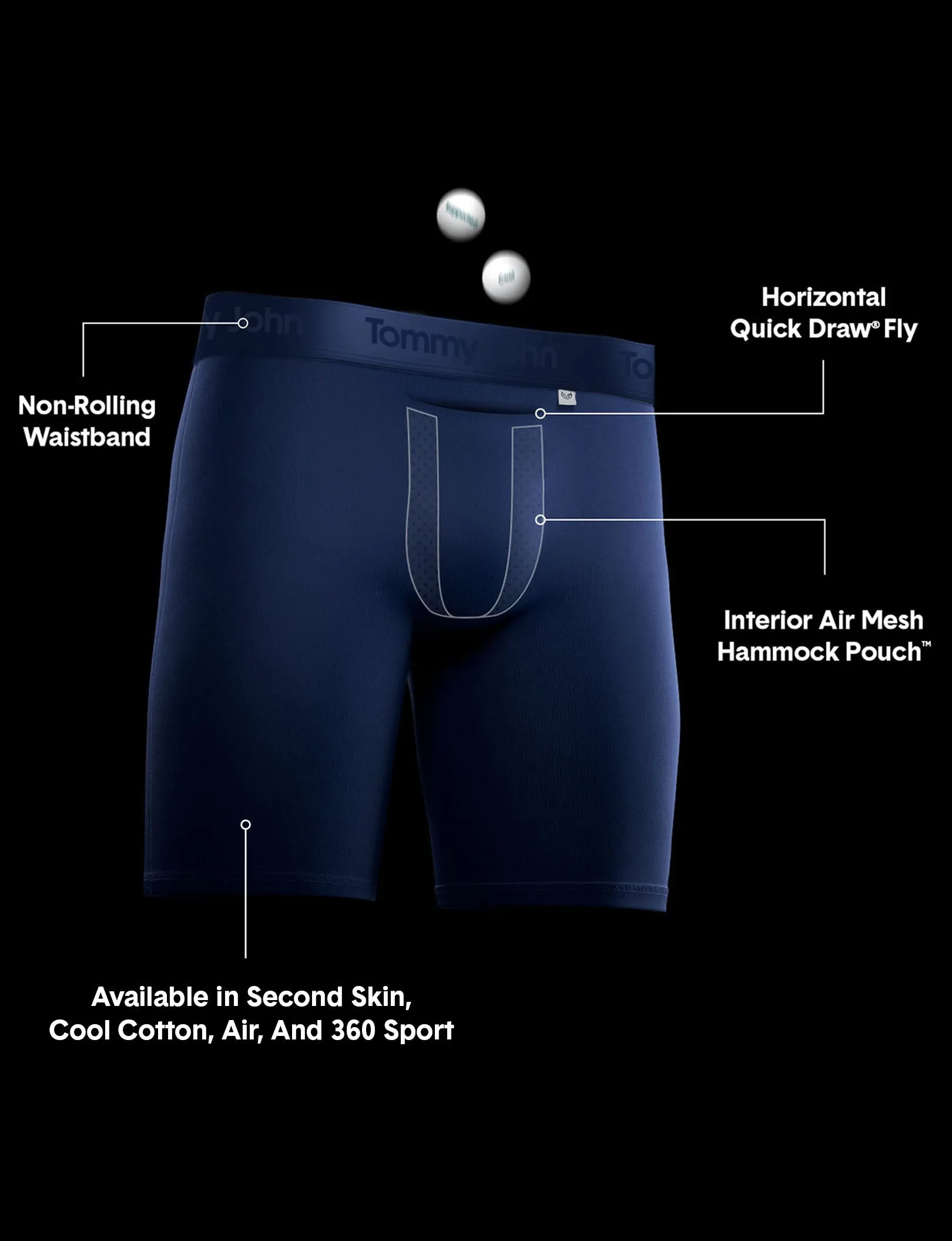 Second Skin Hammock Pouch™ Boxer Brief 8"