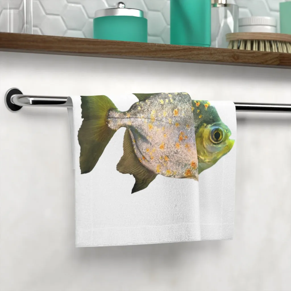 Silver Fish with Specs Face Towel