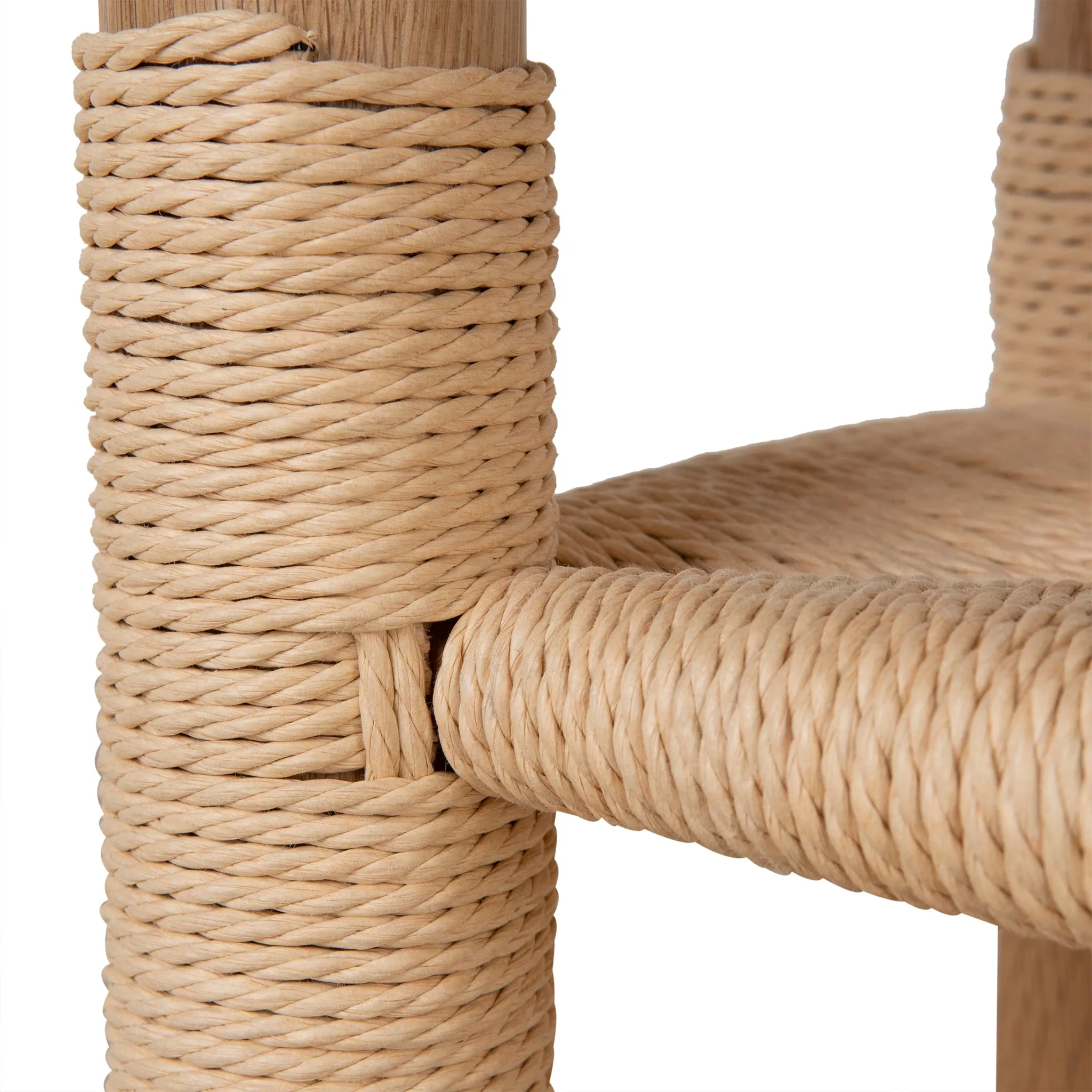 Smith 42cm Round Side Table - Natural