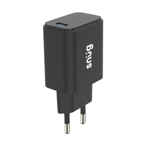 Snug 1 Port Mini PD Home Charger - 25W - Black (SNPW-1PORT25-BK)