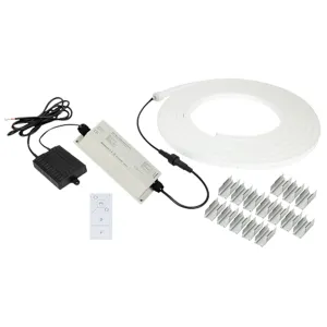 Spektrum Smart NeonFlex Pro RGBW Kit, 20ft LED Neon Strip Light With 12V AC rectifier, Bluetooth Wireless Technology
