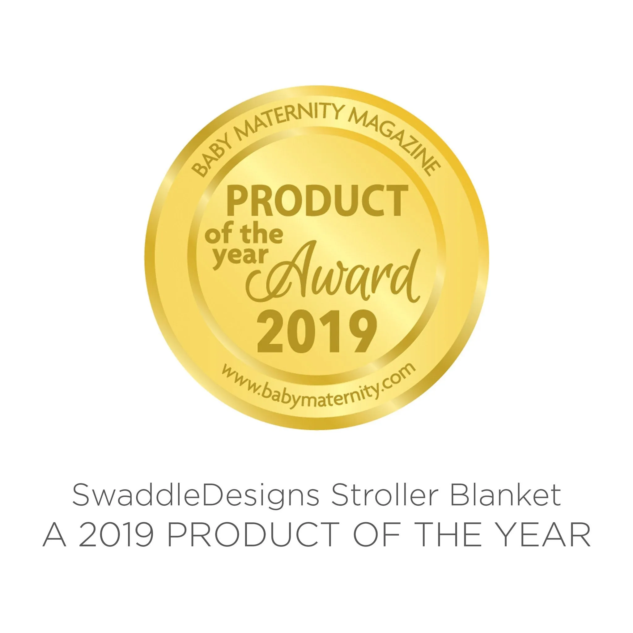 Stroller Blanket - Brown Mod Circles on Pastel Blue, Large, 30x40 inches