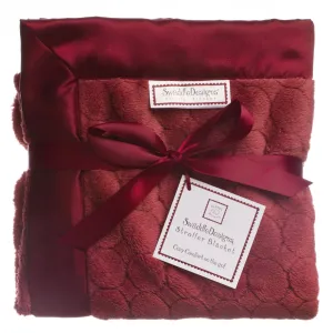 Stroller Blanket - Cozy & Soft Puff Circles with Silky Soft Satin Trim