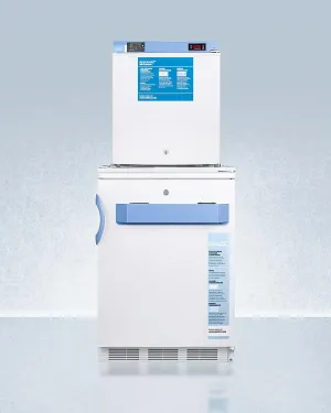 Summit FF7LWFS24LSTACKMED2 24" Wide All-refrigerator/all-freezer Combination