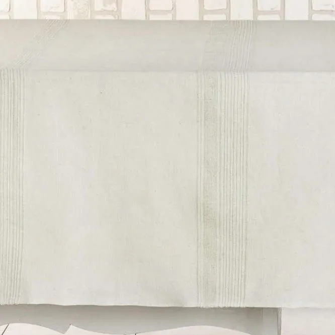 Sustainable Threads 100% Cotton Tablecloth – Cream – 70" x 108"