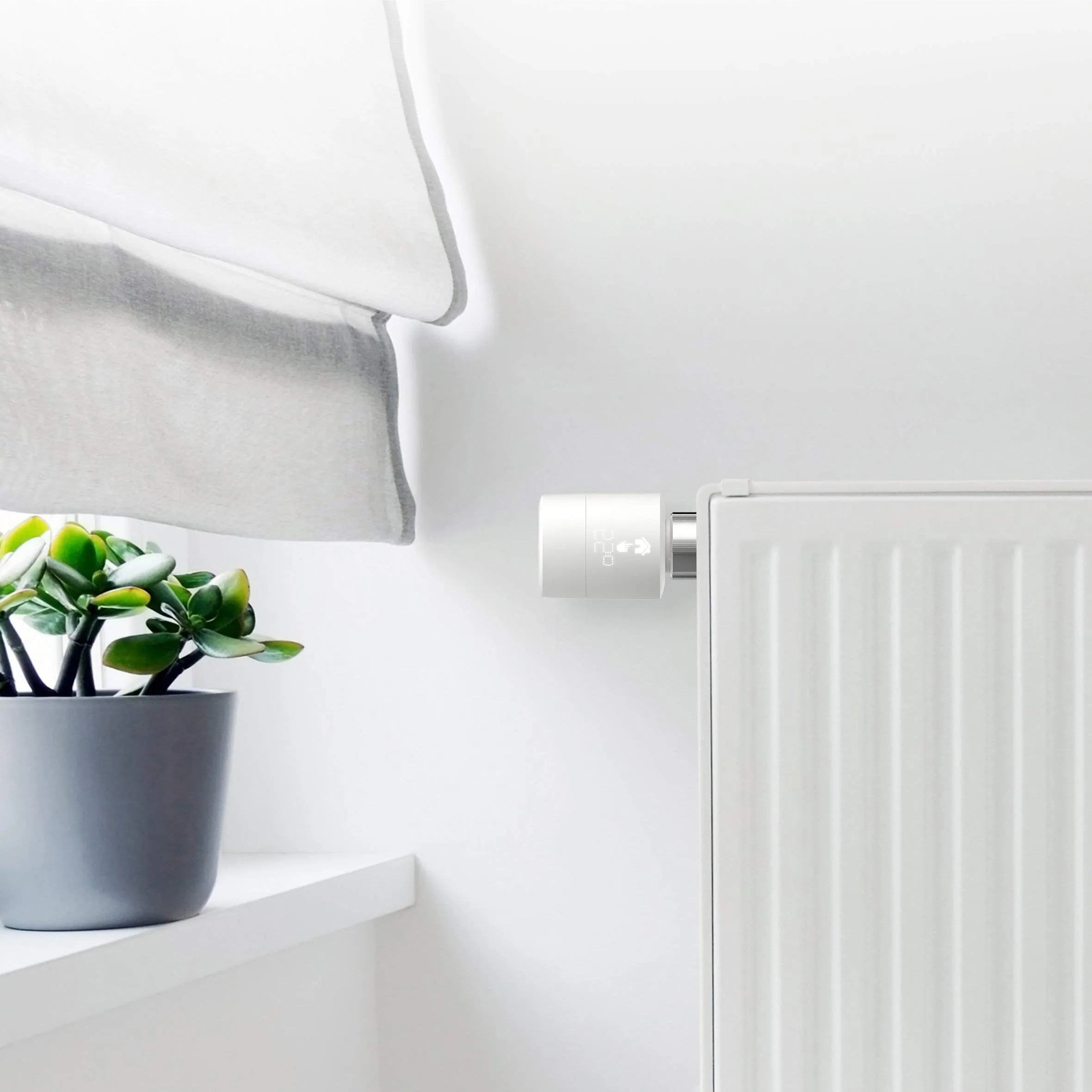tado° Smart Radiator Thermostat (horizontal mounting) - Add-on for Multi-Room Control, intelligent heating control