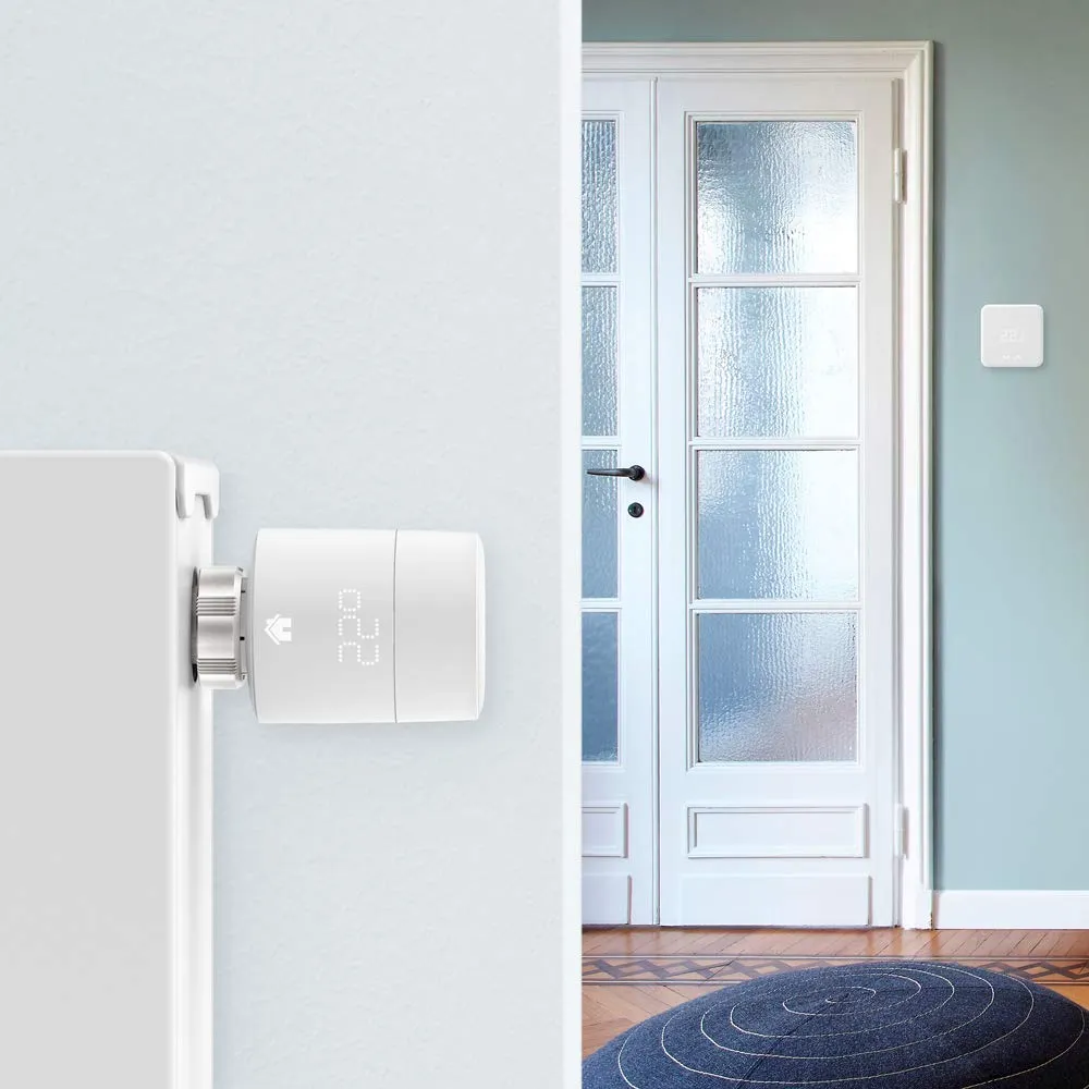 tado° Smart Radiator Thermostat (horizontal mounting) - Add-on for Multi-Room Control, intelligent heating control