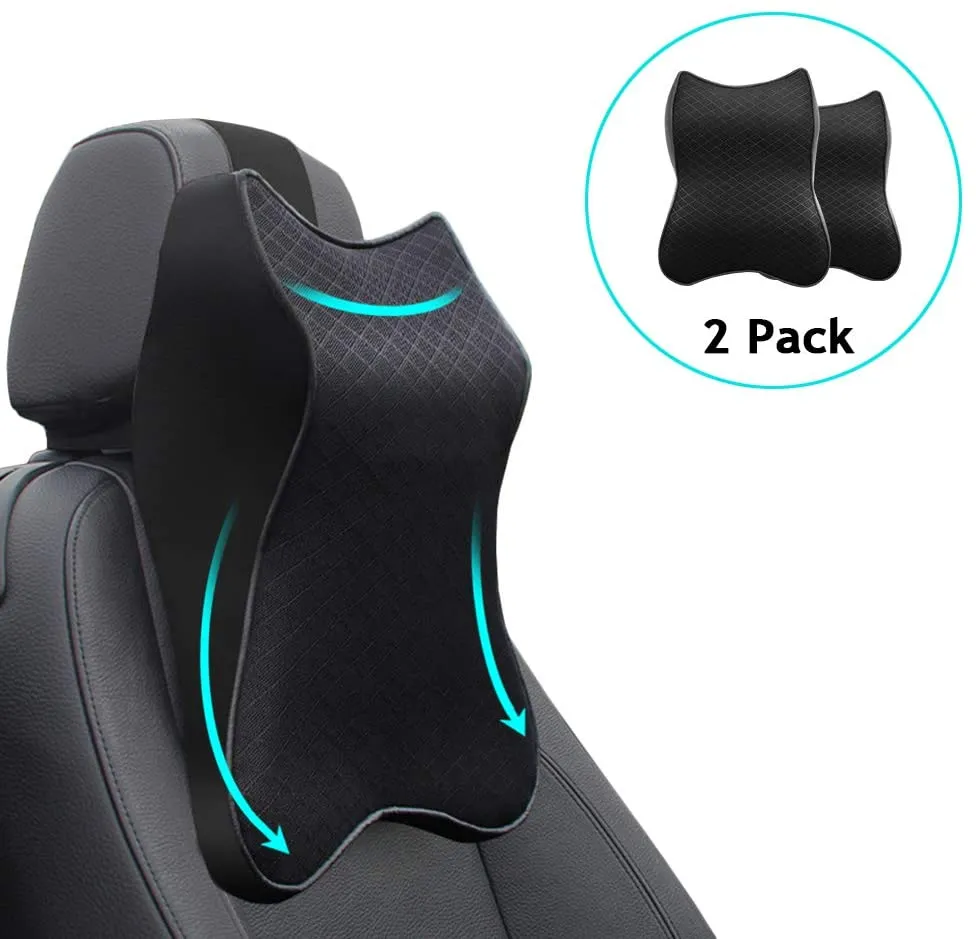 TAPTES Headrest Neck Pillow for Tesla Model S 3 X Y，set of 2