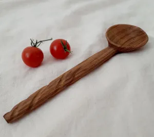 Tea - Coffee  Olive Wood Spoon Spiral End - Wooden Spoon - Olive Wood Utensils