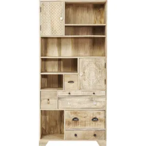 The Attic Duns Solid Wood Bookshelf Natural