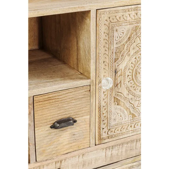 The Attic Duns Solid Wood Bookshelf Natural