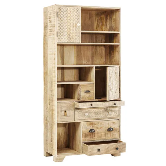 The Attic Duns Solid Wood Bookshelf Natural
