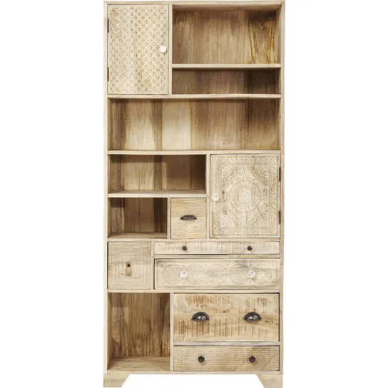 The Attic Duns Solid Wood Bookshelf Natural