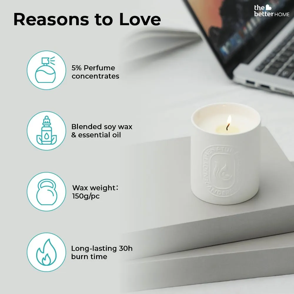 The Better Home 30 Hrs Scented Candles for Home Bedroom Decor Candles | Gift Set | Aroma Candles for Home | Wedding Gifts for Marriage Couple | Valentine Gift for Girlfriend (Golden Osmanthus)