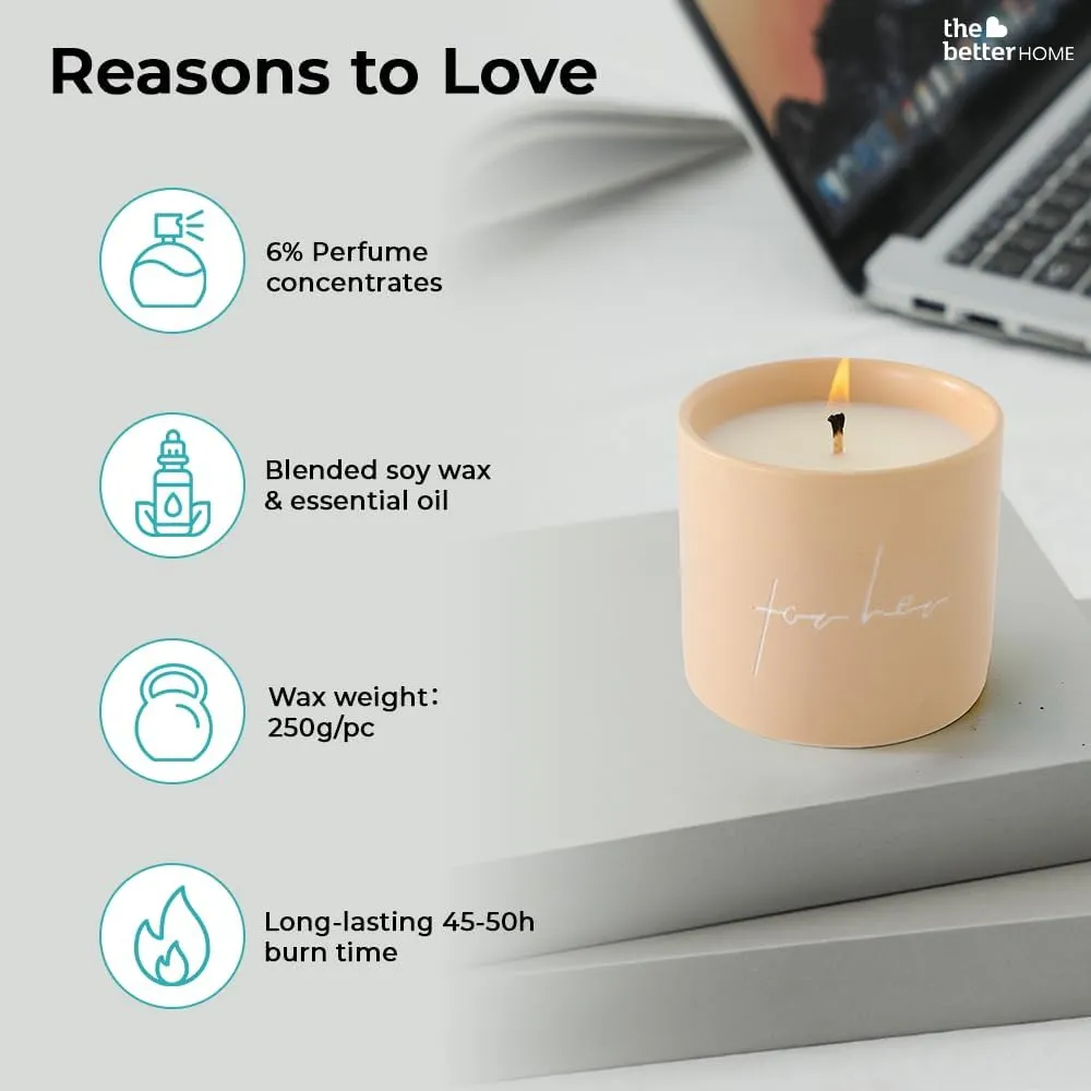 The Better Home Scented Candles 36 Hrs | Gift Set for Home Bedroom Decor | Aroma Candles for Wedding Gifts | Valentine Gift for Girlfriend