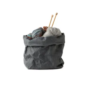 Uashmama Washable Paper Bag Dark Grey