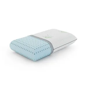 Vaverto Gel Memory Foam Pillow, Ventilated, Premium Bed Pillow with Washable and Bamboo Pillow Cover, Cooling, Orthopedic Sleeping, Side and Back Sleepers - Queen Size - College Dorm Room Essentials