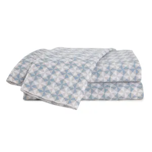 Vellux Noma Soft Blue Sheet Set