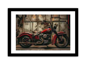 Vintage Bike Framed Print | High-Quality Wall Art | Free Shipping - Perfect for Home Decor
